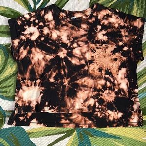 Bleached dye shirt